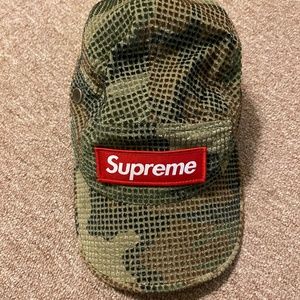 Supreme camo camp cap